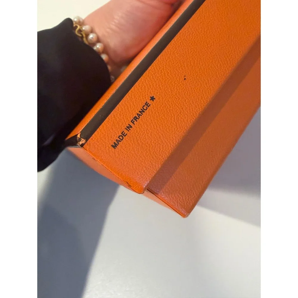 Hermes In-the-Loop Phone Holder Brown Leather Neck Strap Case Made in France - Picture 5 of 12